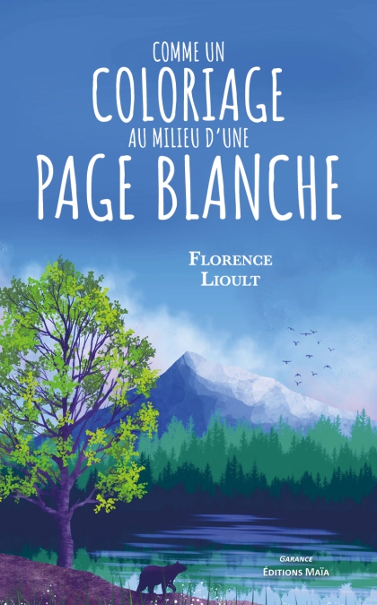 Comme un coloriage au milieu d'une page blanche