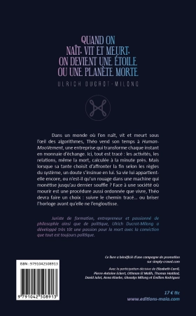 Quand on naît, vit et meurt, on devient une étoile ou une planète morte - Ulrich DUCROT-MILONG