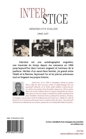 Interstice, Mémoires d’un joaillier - David Just