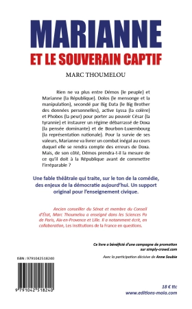 Marianne et le souverain captif - Marc Thoumelou