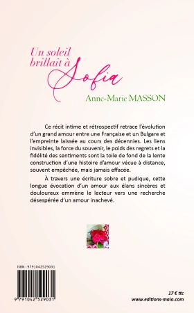 Un soleil brillait à Sofia (Anne-Marie Masson)