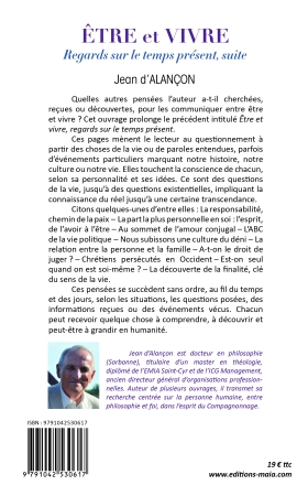 Être et vivre (Jean D'Alancon)