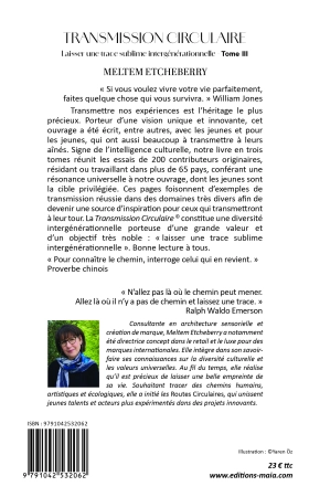 Transmission circulaire, Laisser une trace sublime intergénérationnelle, Tome III (Meltem Etcheberry)