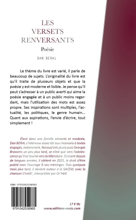 Les versets renversants (Dan BERAL)