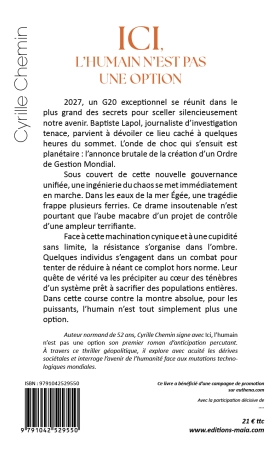 Ici, l’humain n’est pas une option (Cyrille Chemin)