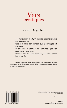 Vers Erratiques (Ermann Segretain)