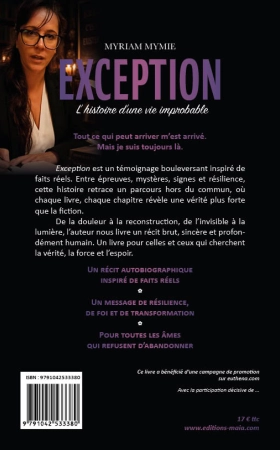 Exception : l’histoire d’une vie improbable