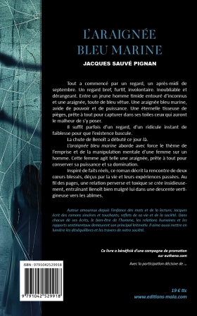 L'araignée bleue marine (Jacques Sauvé Pignan)