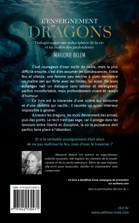 L’enseignement des dragons, dialogue entre une indisciplinée de la vie et un maître des profondeurs (Marjorie Belem)