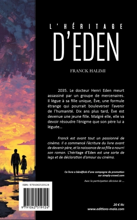 L’héritage d’Eden - Franck Halimi