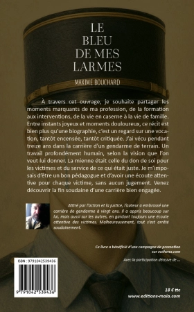 Le bleu de mes larmes