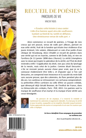 Recueil de Poésies – Parcours de vie (Vincent ROOS)