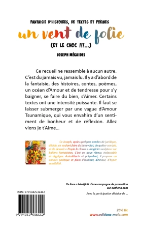 FANTAISIE D’HISTOIRES, DE TEXTES ET POÈMES ; UN VENT DE FOLIE (et le choc !!!)