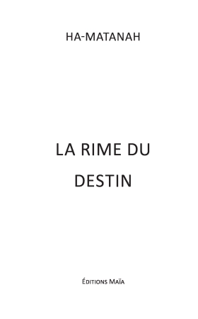 LA RIME DU DESTIN