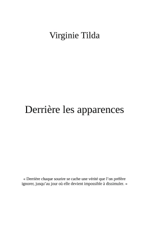 Derrière les apparences