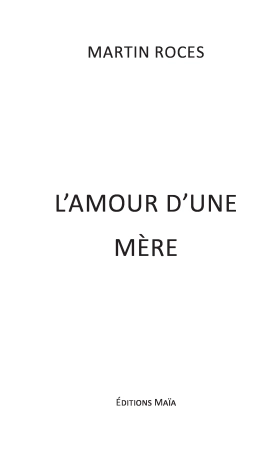 L’amour d’une mère