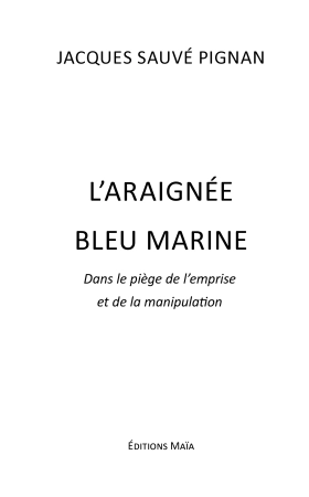 L'araignée bleue marine