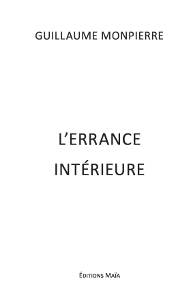 L’errance intérieure