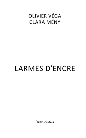 Larmes d’Encre