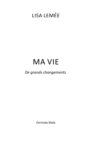 MA VIE