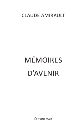 Mémoires d’avenir