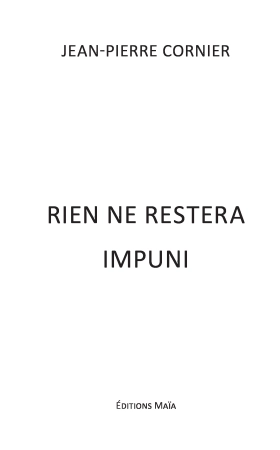Rien ne restera impuni